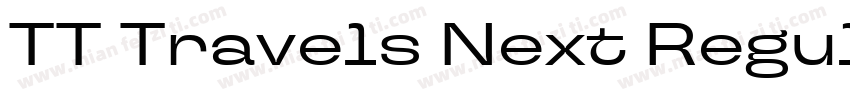 TT Travels Next Regular字体转换